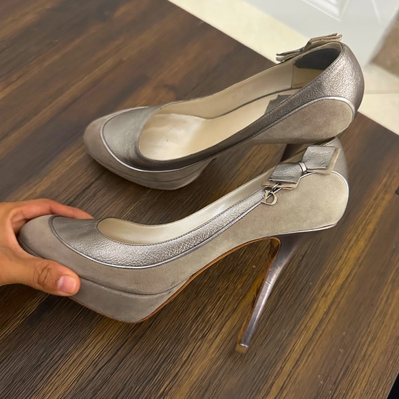 Christian Dior high heel platform shoes, Size 38 Made In Italy Vintage - Picture 1 of 11